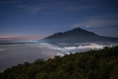 Indonesia, Bali, Batur, Volcano, Sky, Mountains