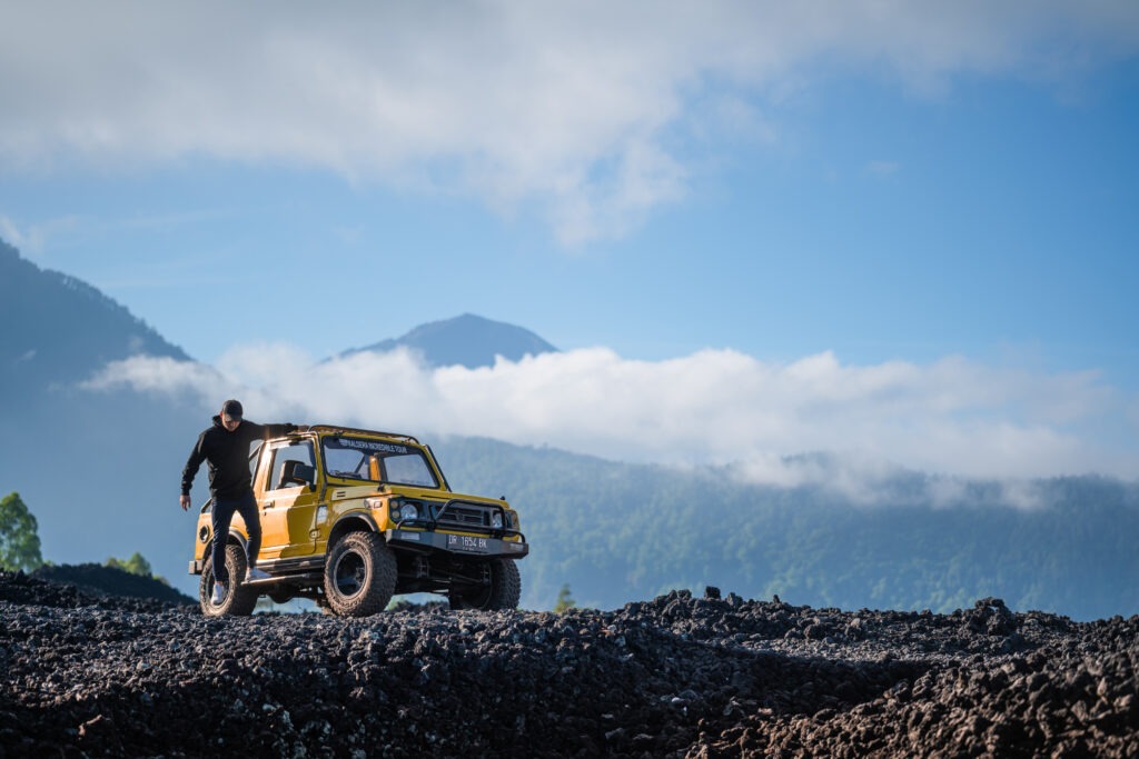 Indonesia, Bali, Batur, Volcano, Sky, Mountains