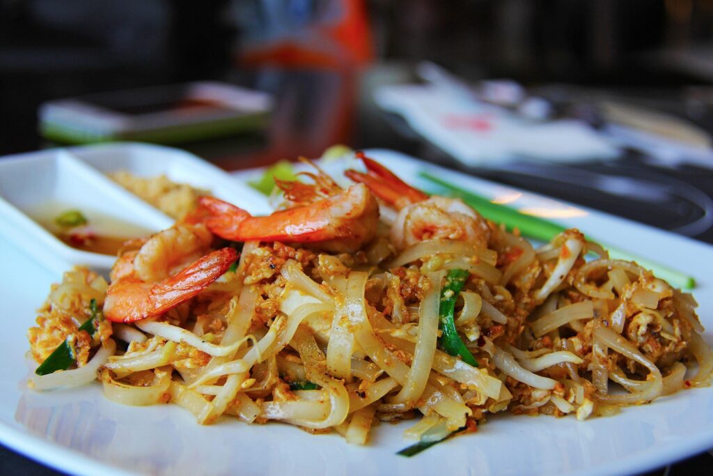 Pad Thai nuudlid Tai köök